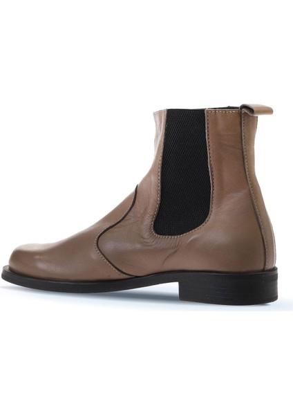 Gri Deri Kadın Düz Bot 01WV8601 01WV8601 indirimleri