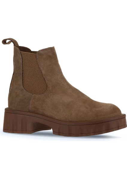 Taba Süet Kadın Dolgu Topuklu Bot 01WV9002 01WV9002 modelleri