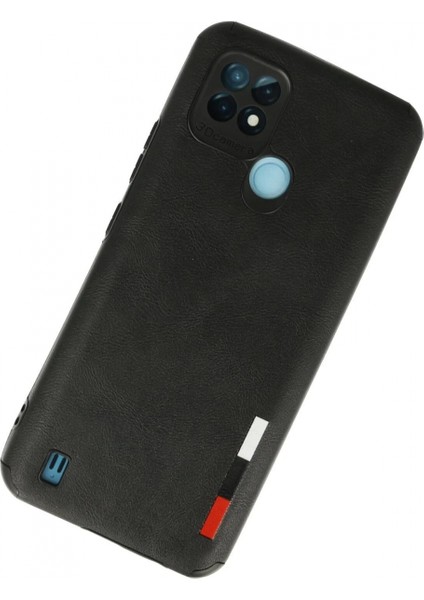 Realme C21 Kılıf Loop Deri Silikon - Siyah fiyatları