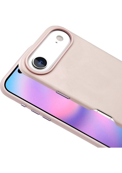 iPhone 17 Air Kılıf M-Safe Şarj Özellikli Pu Deri Görünümlü Kupra Kılıf fiyatları