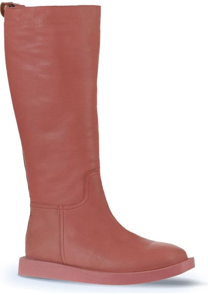Pembe Deri Kadın Düz Çizme 01WV9705 01WV9705 fiyatları