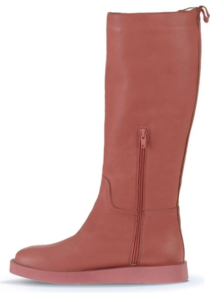 Pembe Deri Kadın Düz Çizme 01WV9705 01WV9705 modelleri