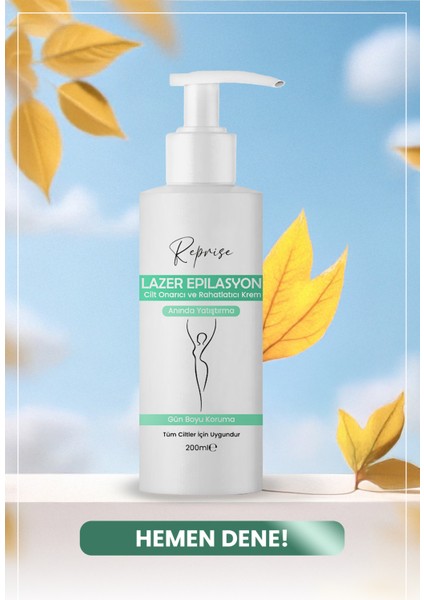 Lazer ve Ağda Sonrası Nemlendirici, Unisex, Leke Önleyici, Tahriş Azaltıcı, 200 ml