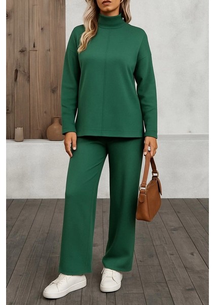 Mdb Kadın Uzun Kollu Triko Ikili Takım