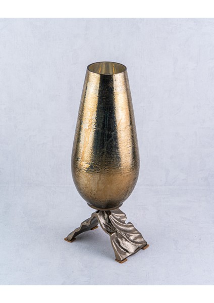 Sepia Enamel Dekoratif Büyük Vazo