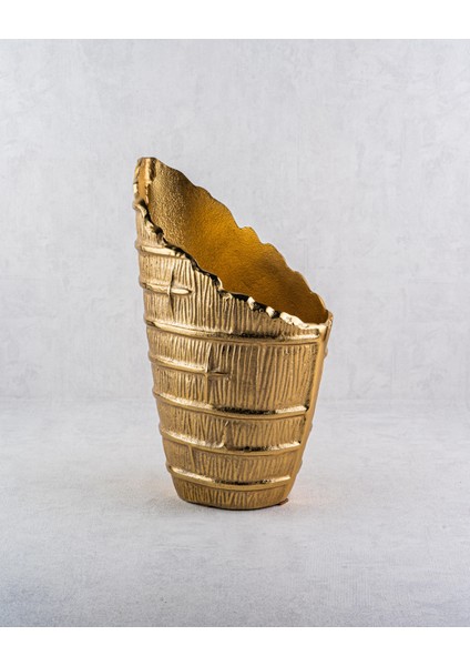 Cone Küçük Altın Vazo