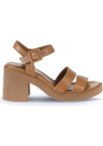 Taba Deri Kadın Topuklu Sandalet 01WY12506 01WY12506 fiyatları