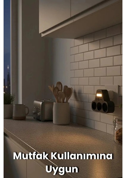 Akım Korumalı Priz 2 USB + 2 Type-C Girişli 2 Metre Kablosu Anahtarlı ve Duvara Monte Edilebilir fırsatları