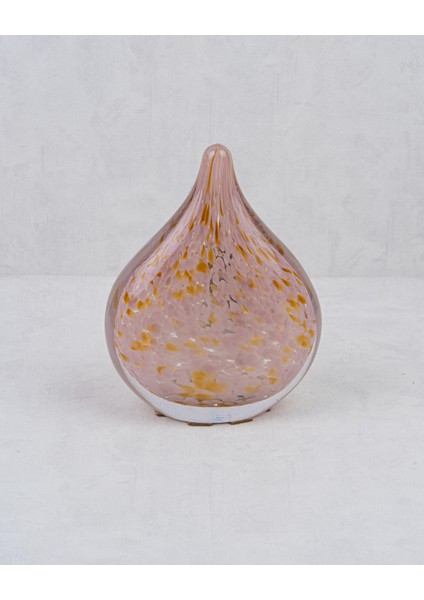 Estetik Lila Bej Elips Cam Obje fiyatları