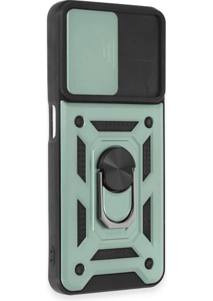 Realme C35 Kılıf Pars Lens Yüzüklü Silikon - Yeşil fiyatları