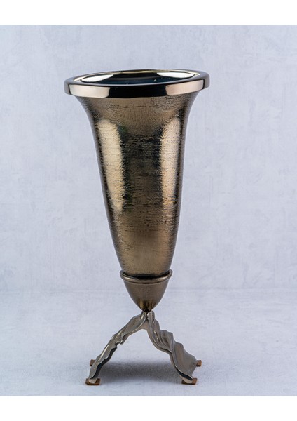 Medium Cone Vase Aged Brass fiyatları