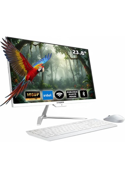 XS118 I5 3470 16GB Ram 512GB SSD 23.8" Webcam + Wifi+ Bt All In One Bilgisayar