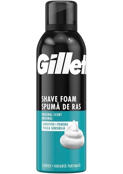 Yumuşak ve Hassas Ciltler Için 200 ml Tıraş Köpüğü, Rahat ve Ferah Bir Deneyim