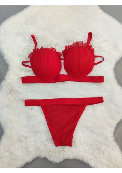 Dantel Balenli Sütyen Külot Takım - Kadın fiyatları