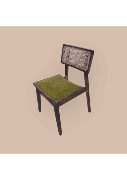 Ahşap Sandalye Hazeran Sırtlı Koyu Ceviz Renk modelleri