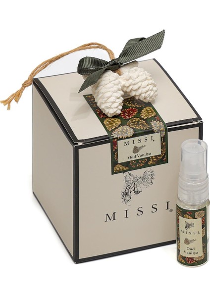 Yılbaşı Kozalak Oud Vanilya Aroma Harmony Set (6 Adet)