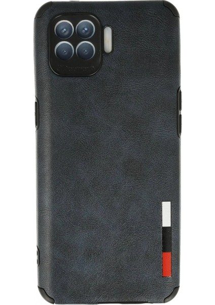 Oppo Reno 4 Lite Kılıf Loop Deri Silikon - Lacivert