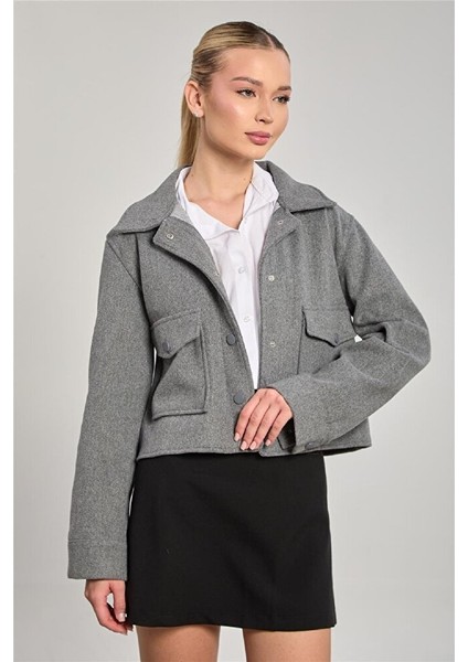 Kadın Kaşe Crop Ceket fiyatları