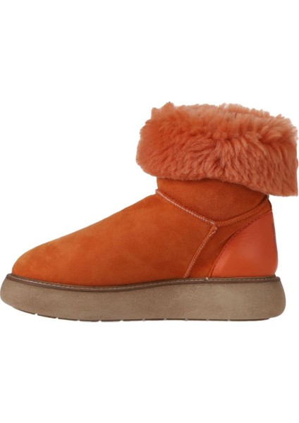 Turuncu Deri-Süet Kadın Dolgu Topuklu Bot 01WV6806 01WV6806 modelleri