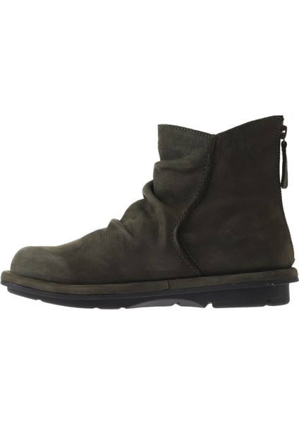 Haki Koyu Nubuk Kadın Düz Bot 01WV7503 01WV7503 fırsatları