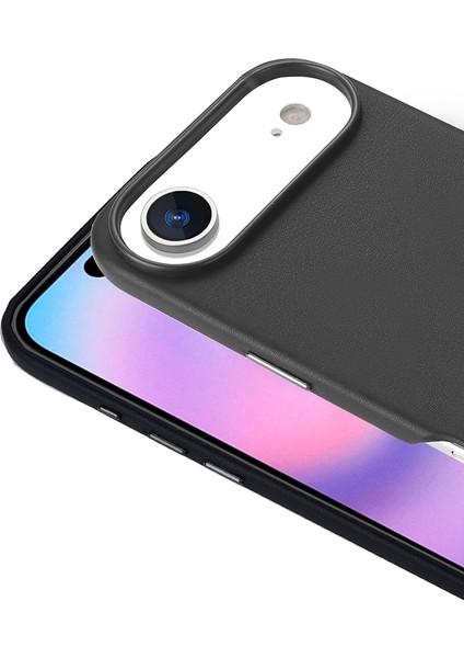 iPhone 17 Air Kılıf M-Safe Şarj Özellikli Pu Deri Görünümlü Kupra Kılıf fiyatları