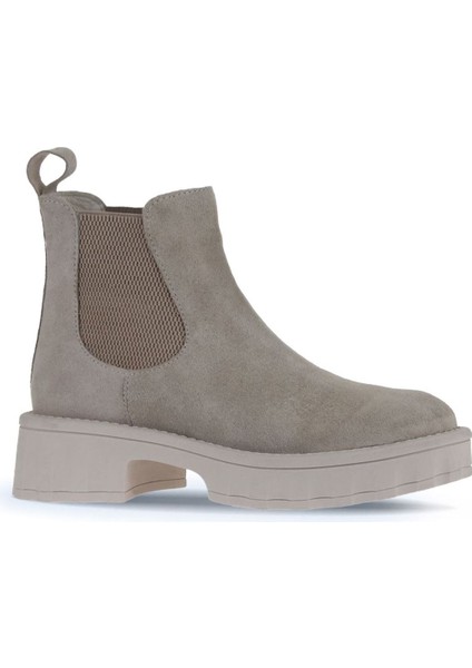 Bej Süet Kadın Dolgu Topuklu Bot 01WV9002 01WV9002 modelleri