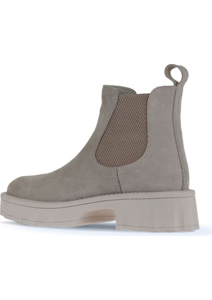 Bej Süet Kadın Dolgu Topuklu Bot 01WV9002 01WV9002 indirimleri