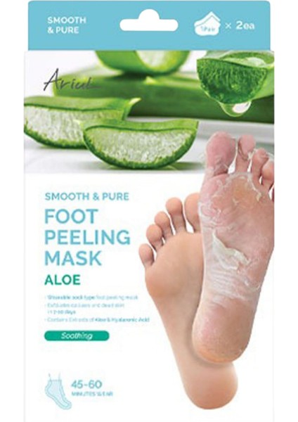 Smooth & Pure Foot Peeling Mask Soothing - Çorap Tipi Yoğun Yatıştırıcı Ayak Peeling Maskesi