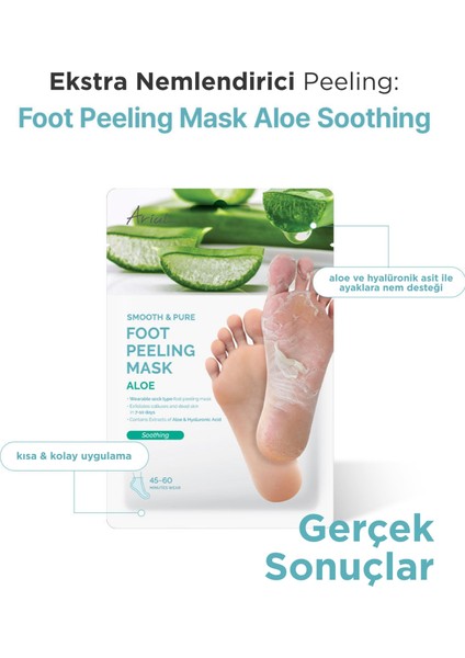 Smooth & Pure Foot Peeling Mask Soothing - Çorap Tipi Yoğun Yatıştırıcı Ayak Peeling Maskesi fiyatları