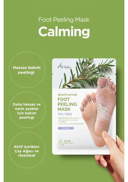 Smooth & Pure Foot Peeling Mask Calming - Çorap Tipi Yoğun Sakinleştirici Ayak Peeling Maskesi fiyatları