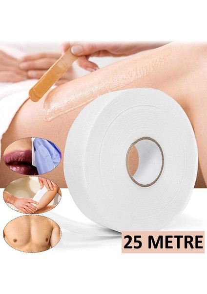 25 Metre Ağda Bezi, Vücut, Bacak ve Yüz Için Rulo Ağda Bezi