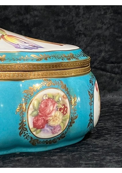 SEVRES Antika Porselen Sandık