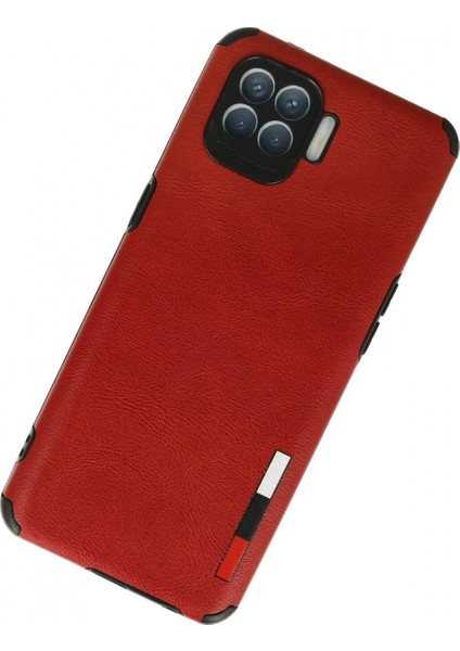 Oppo Reno 4 Lite Kılıf Loop Deri Silikon - Kırmızı fiyatları