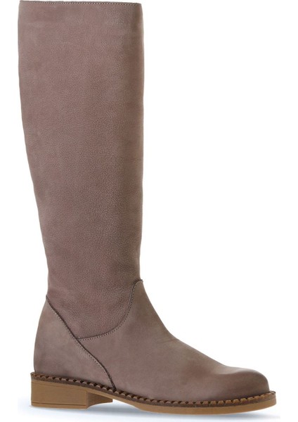 Gri Koyu Nubuk Kadın Topuklu Çizme 01WV6000 01WV6000 fiyatları