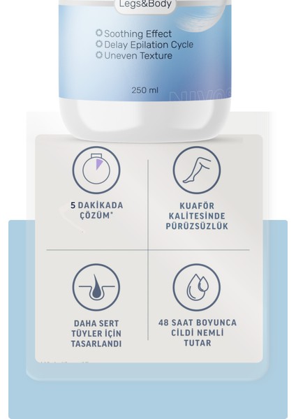 250ML Tüy Dökücü Krem, Tüm Vücut, Nemlendirici, Hızlı ve Etkili Çözüm fiyatları