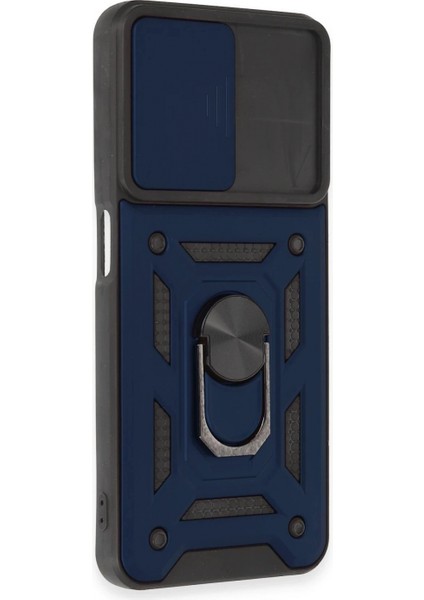 Realme C35 Kılıf Pars Lens Yüzüklü Silikon - Lacivert fiyatları