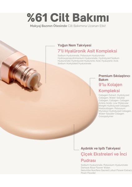 Ink Feather Perfect Fit Concealer 03 Cream Beige - SPF30 Pa++ 24 Saat Kalıcı Çok Yönlü Kapatıcı modelleri