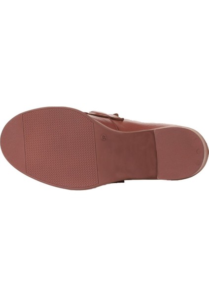 Pembe Deri Kadın Topuklu Ayakkabı 01WZ3201 01WZ3201 indirimleri