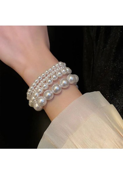 Şıklığı Yansıtan 4'lü Inci Bileklik Seti