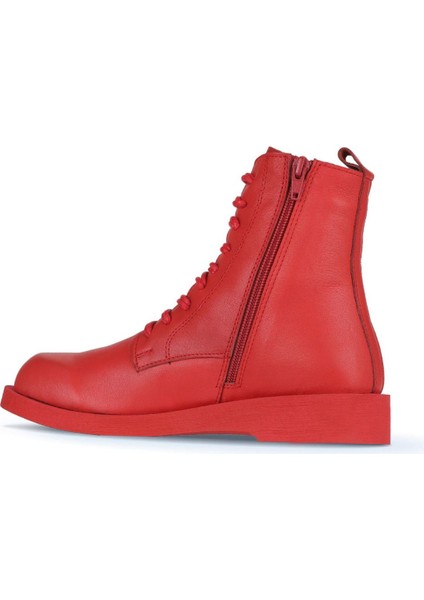 Kırmızı Deri Kadın Düz Bot 01WZ8900 01WZ8900 fırsatları