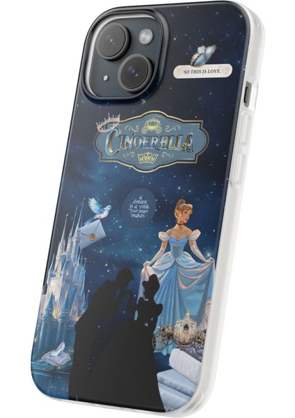 iPhone 11 Uyumlu Telefon Kılıfı – Şeffaf Desenli Kapak | Cinderella Prenses Tasarım fiyatları