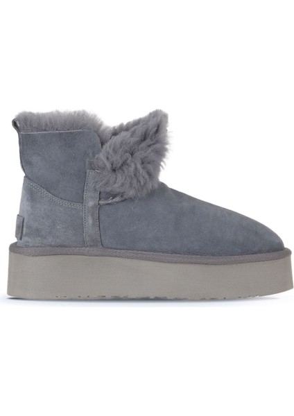 Mavi Süet Kadın Dolgu Topuklu Bot 05AG2104054 05AG2104054