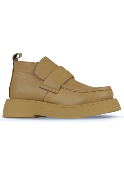 Tarçın Deri Kadın Düz Bot 01WZ6402 01WZ6402 fiyatları