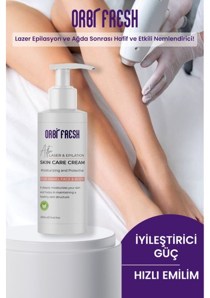 Lazer ve Ağda Sonrası Rahatlatıcı, Leke Önleyici Bakım Kremi 250 ml modelleri