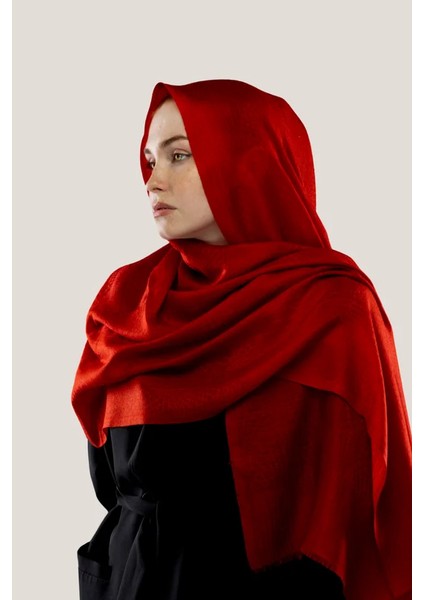 Aftab Kırmızı Kaşmir Şal