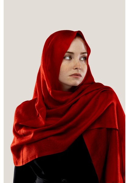Aftab Kırmızı Kaşmir Şal modelleri