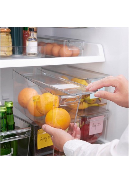 Klıppkaktus Buzdolabı Için Saklama Kutusu Şeffaf 32X10X15 cm fiyatları