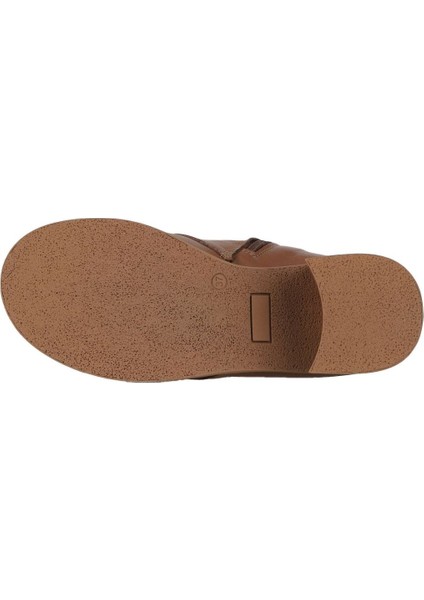 Taba Deri Kadın Topuklu Bot 01WZ7107 01WZ7107 indirimleri