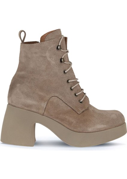 Vizon Süet Kadın Topuklu Bot 01WZ7001 01WZ7001