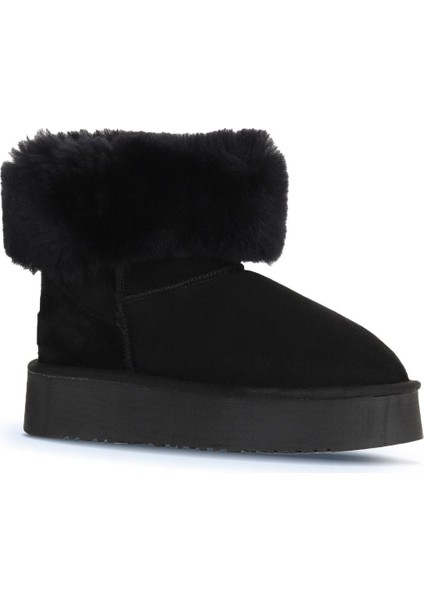 Siyah Süet Kadın Dolgu Topuklu Bot 05AG2024054 05AG2024054 fiyatları